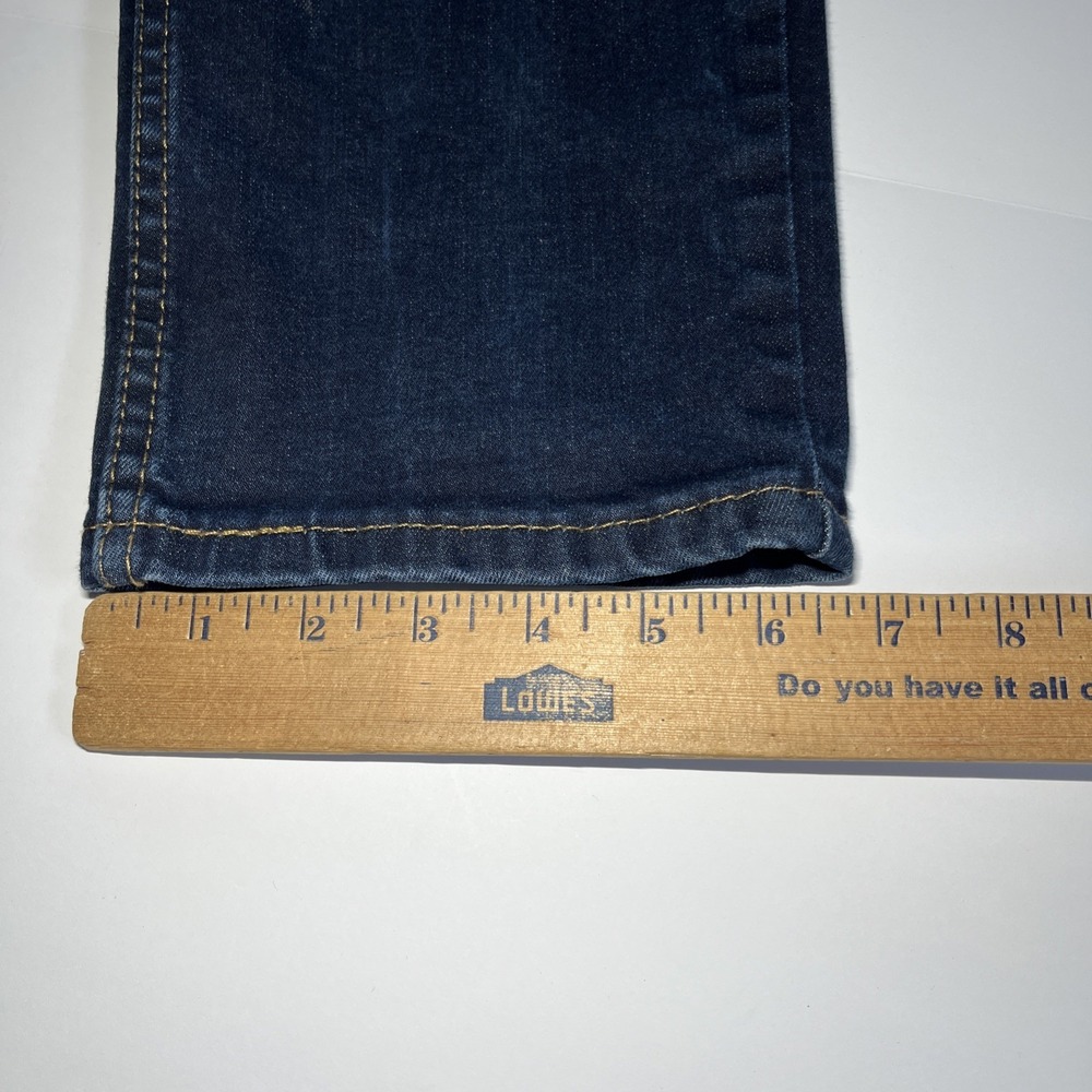 Levi's 511 Blue Jeans Men's 32x34 Dark Wash EUC Preppy Cowboy Western Work - Picture 11 of 12